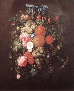 HEEM, Cornelis de Still-Life with Flowers wf oil on canvas